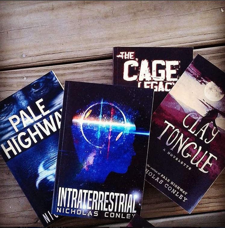 Intraterrestrial Pale Highway Clay Tongue Cage Legacy books paperback Nicholas Conley author sci-fi